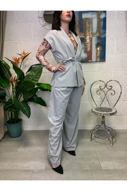 IMPERIAL Gilet con cintina Imperial Perla