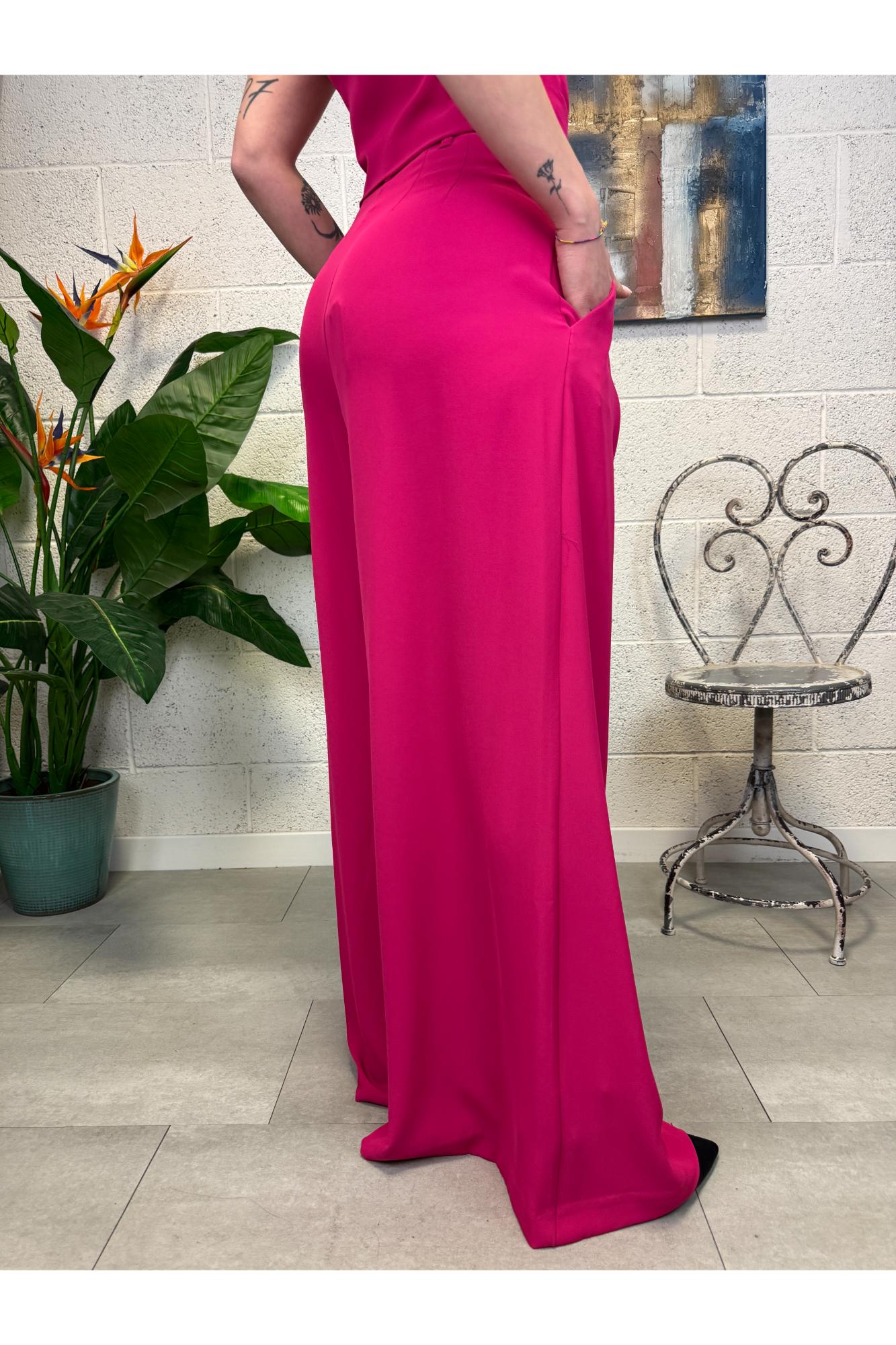 IMPERIAL Pantalone palazzo Imperial Fucsia