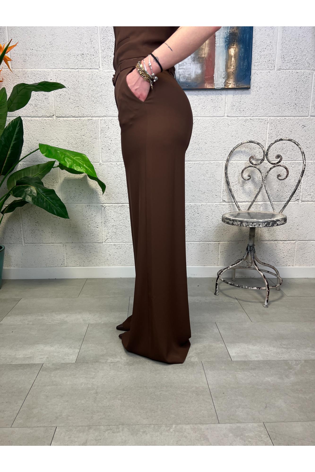 IMPERIAL Pantalone palazzo Imperial Cacao