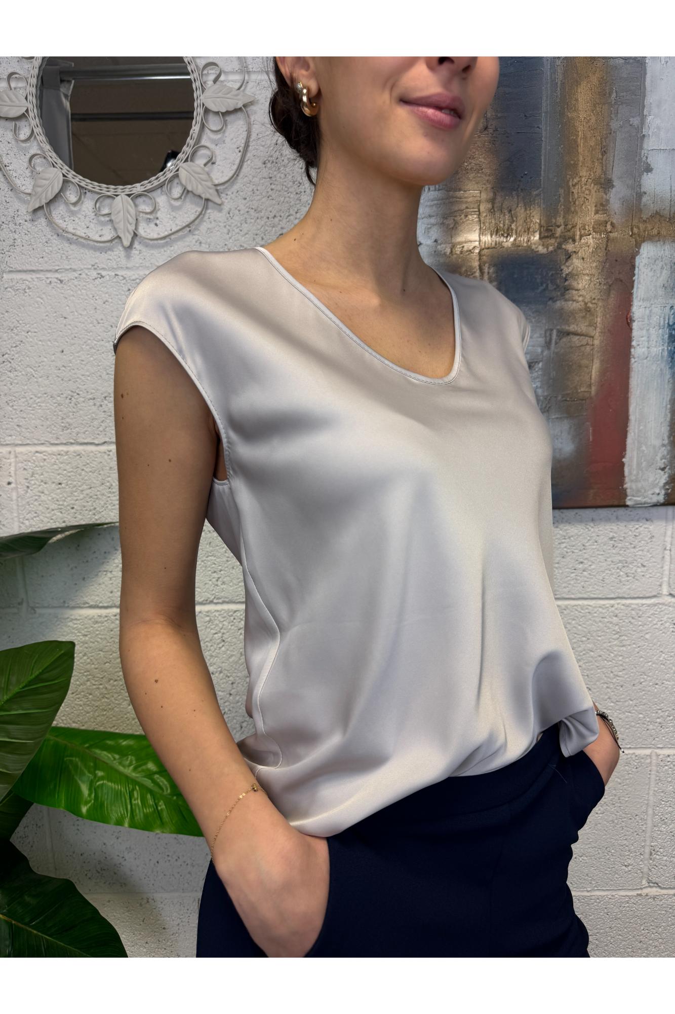 IMPERIAL Blusa smanicata Imperial Perla