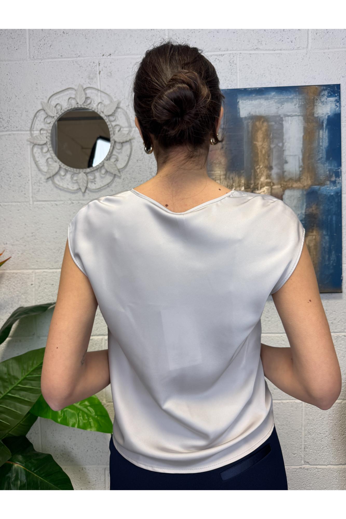 IMPERIAL Blusa smanicata Imperial Perla