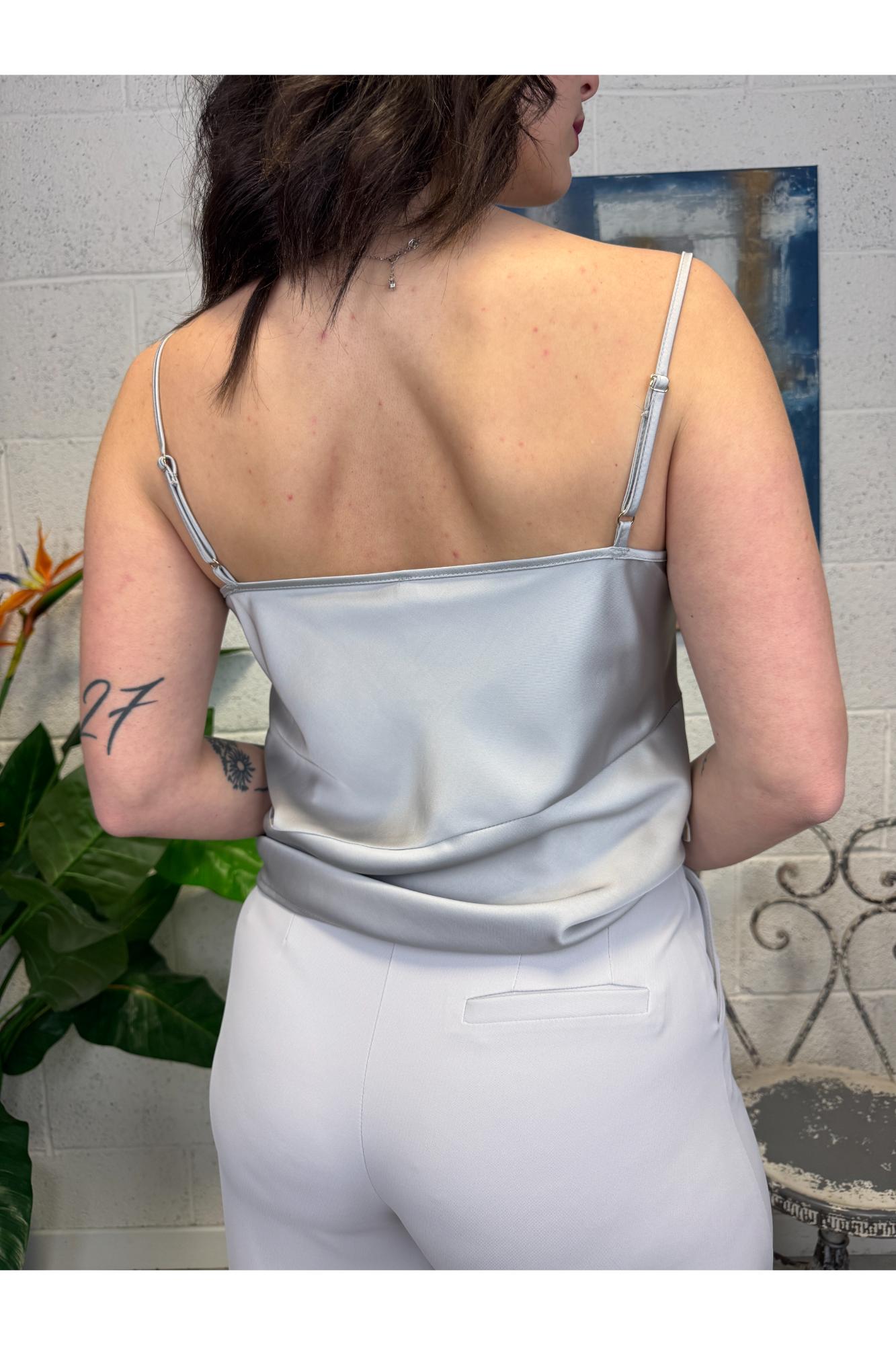 IMPERIAL Canottiera con risvolto Imperial Perla