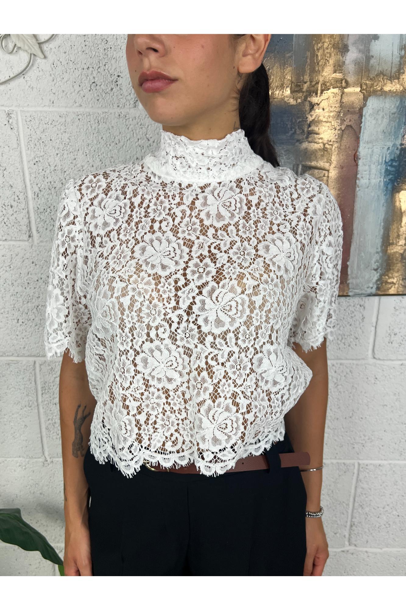 IMPERIAL Maglia in pizzo Imperial Bianco