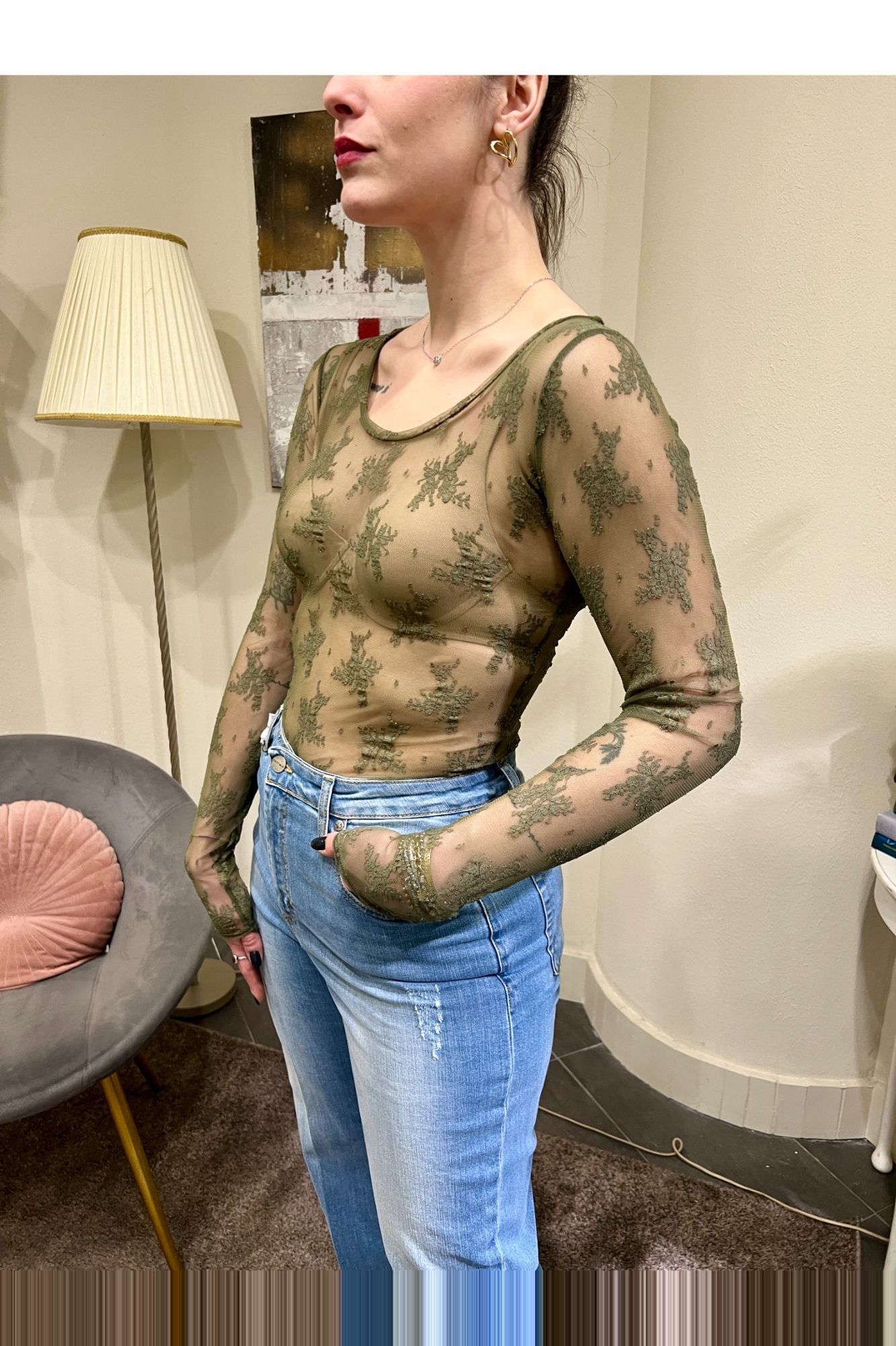 IMPERIAL Maglia in pizzo Imperial Militare