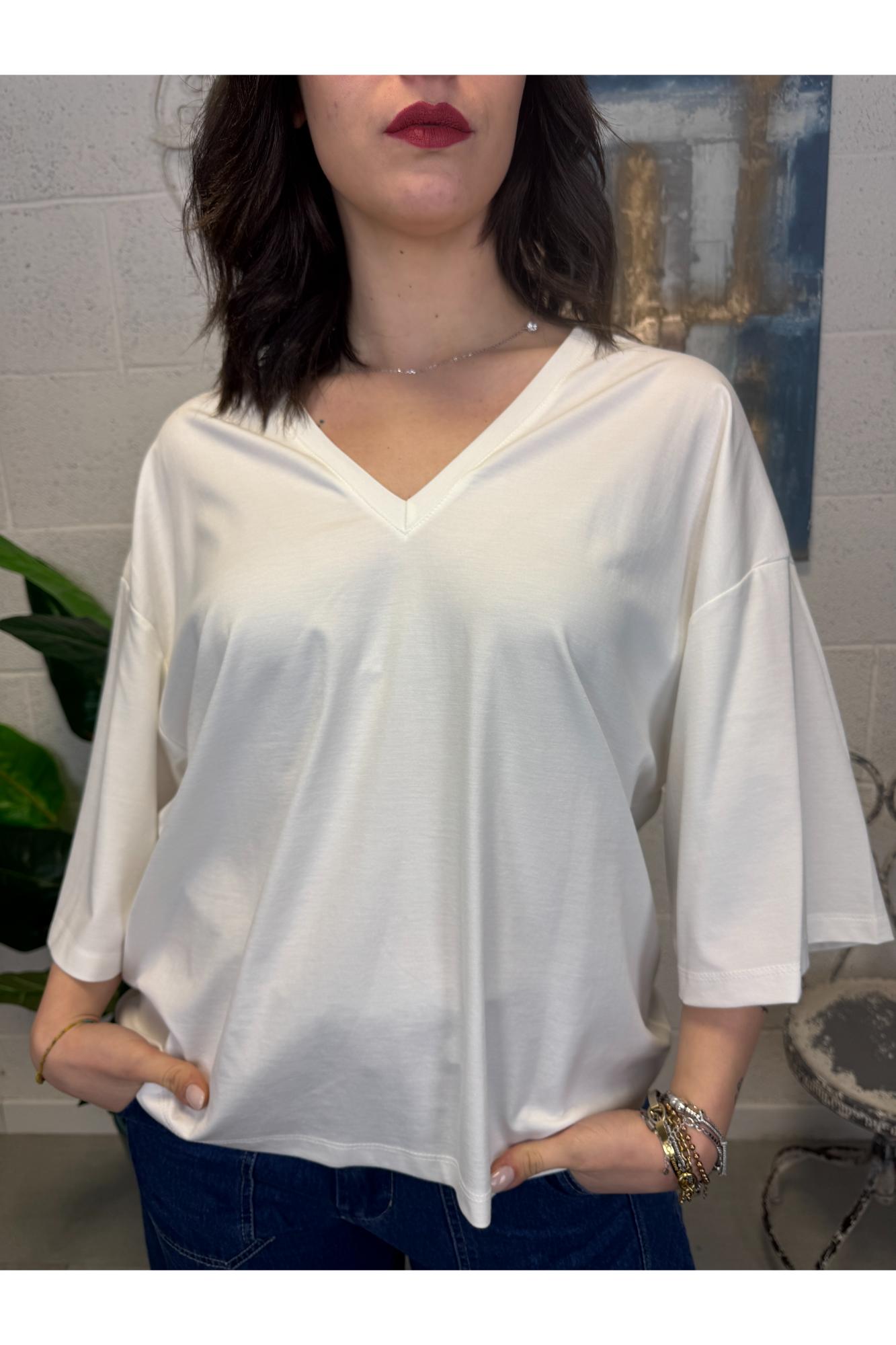 IMPERIAL T-shirt a v Imperial Panna