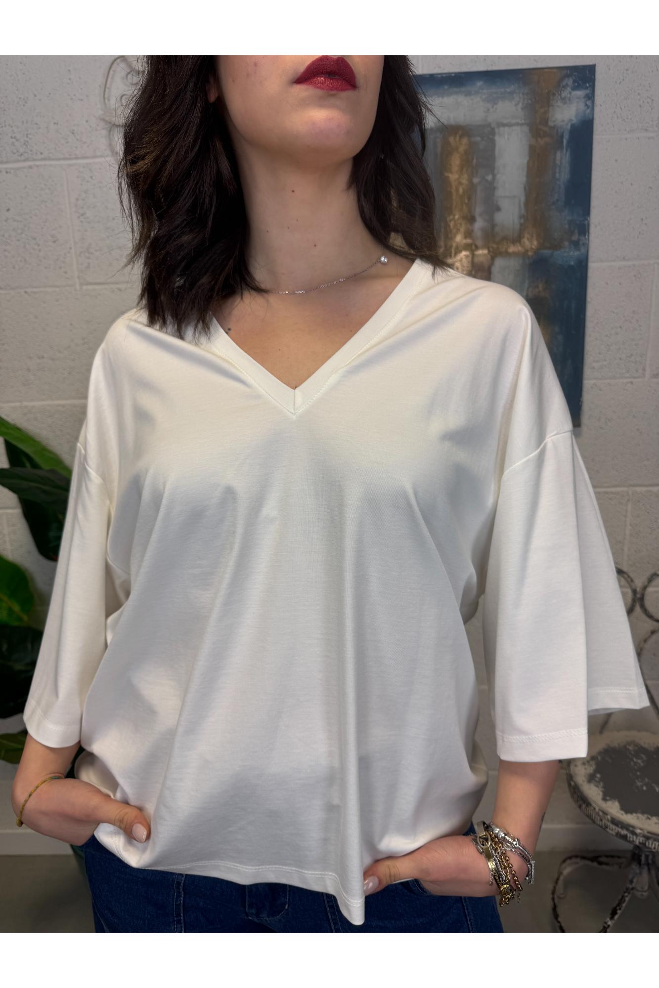 IMPERIAL T-shirt a v Imperial Panna