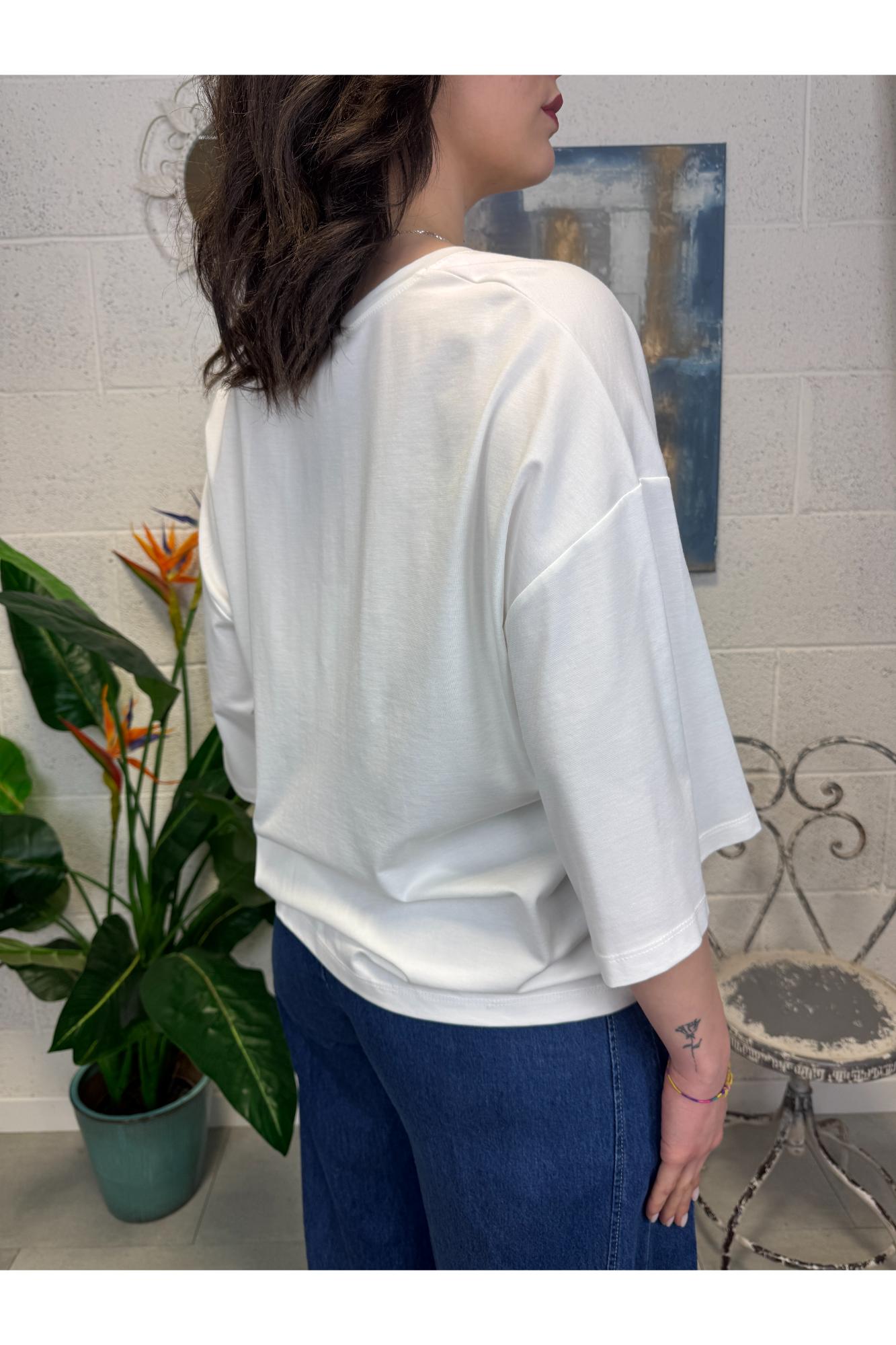 IMPERIAL T-shirt a v Imperial Panna