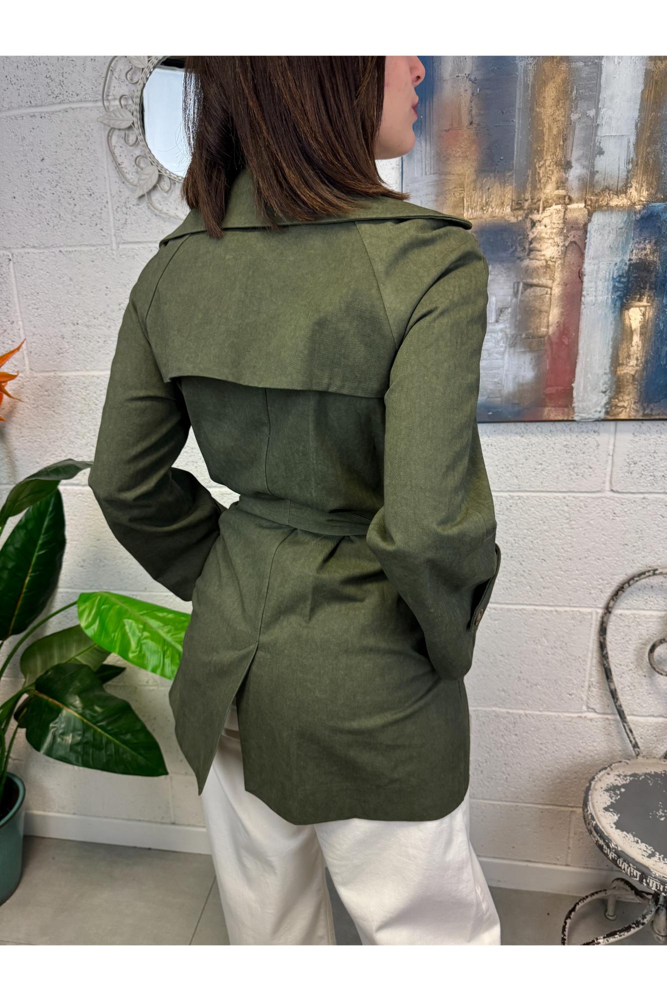 LE STREGHE Trench lungo Le streghe Verde