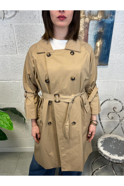 LE STREGHE Trench lungo Le streghe Beige