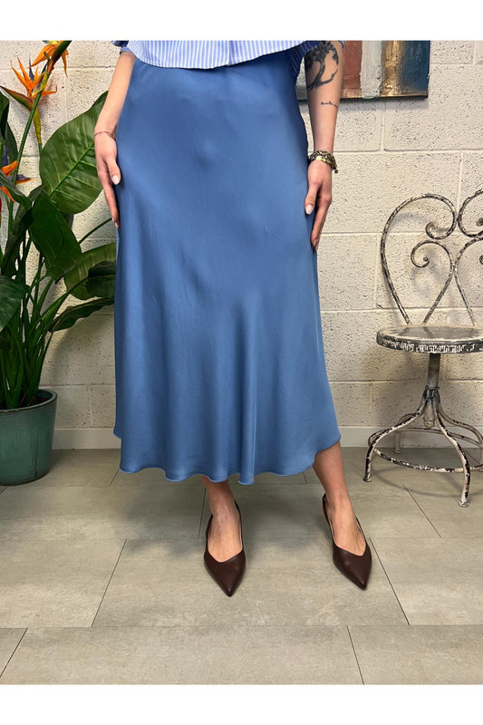 METOO Gonna satin 3/4 Metoo Sky