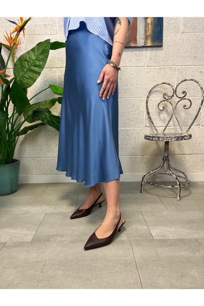 METOO Gonna satin 3/4 Metoo Sky