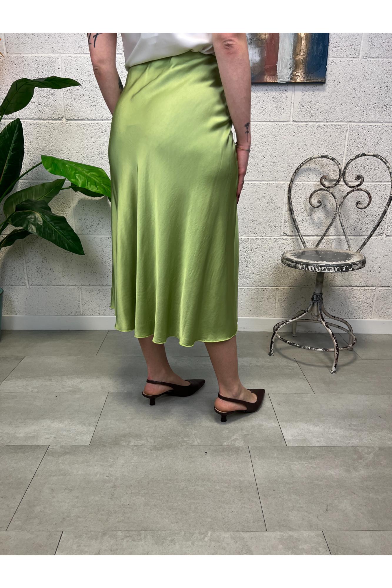 METOO Gonna satin 3/4 Metoo Verde