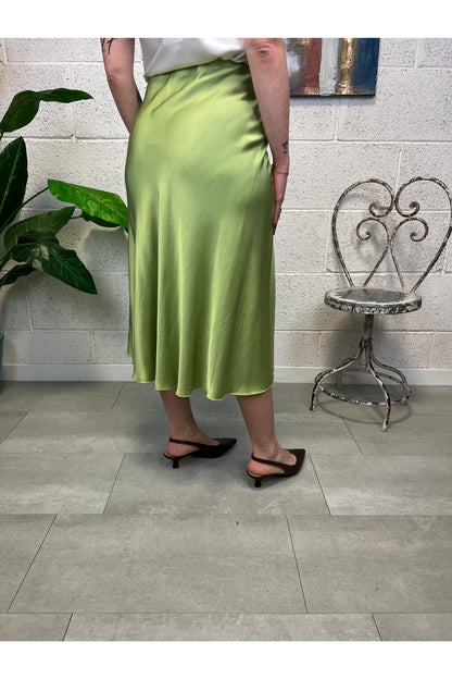 METOO Gonna satin 3/4 Metoo Verde