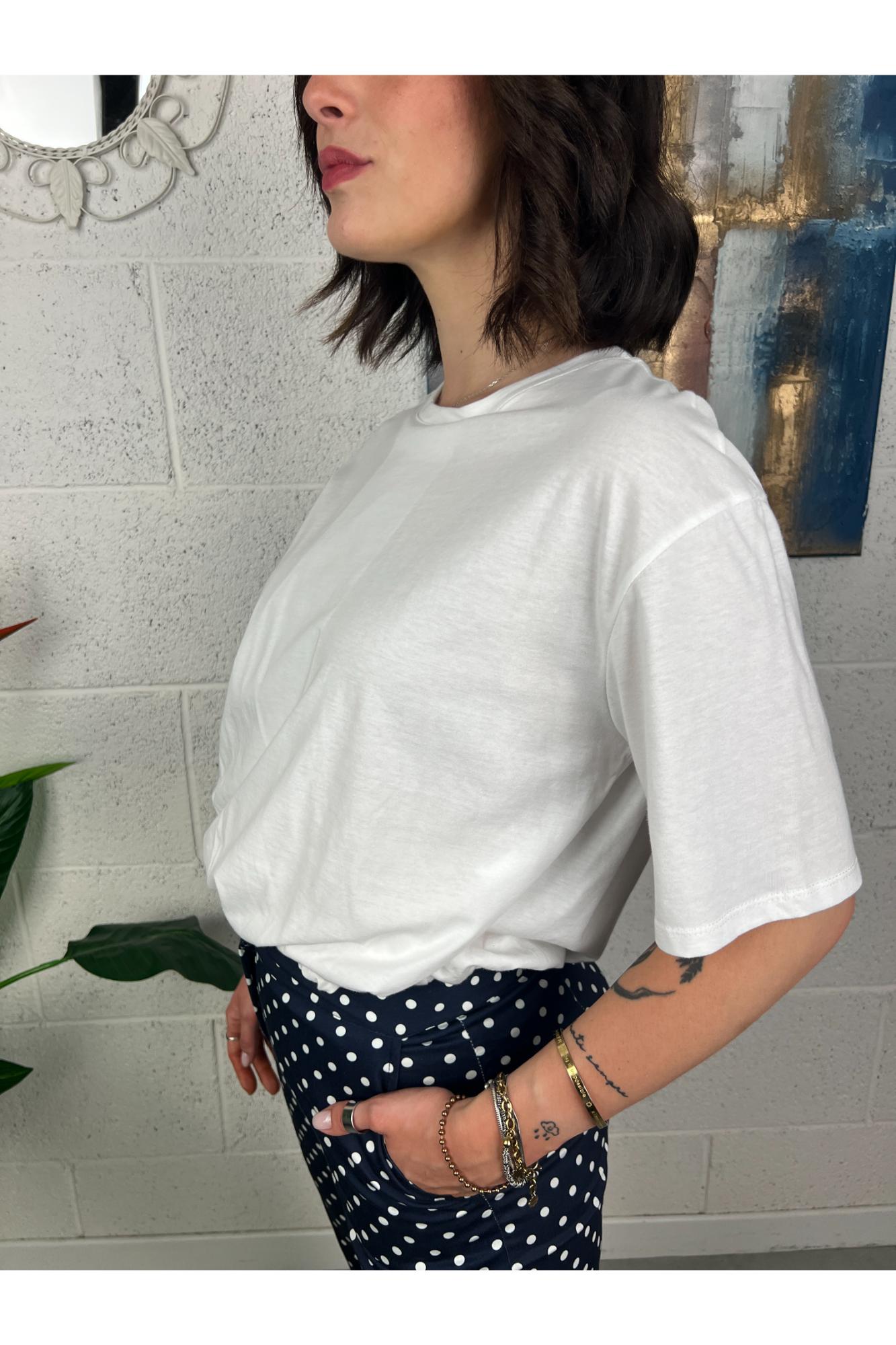 METOO Maglia arricciata Metoo Bianco