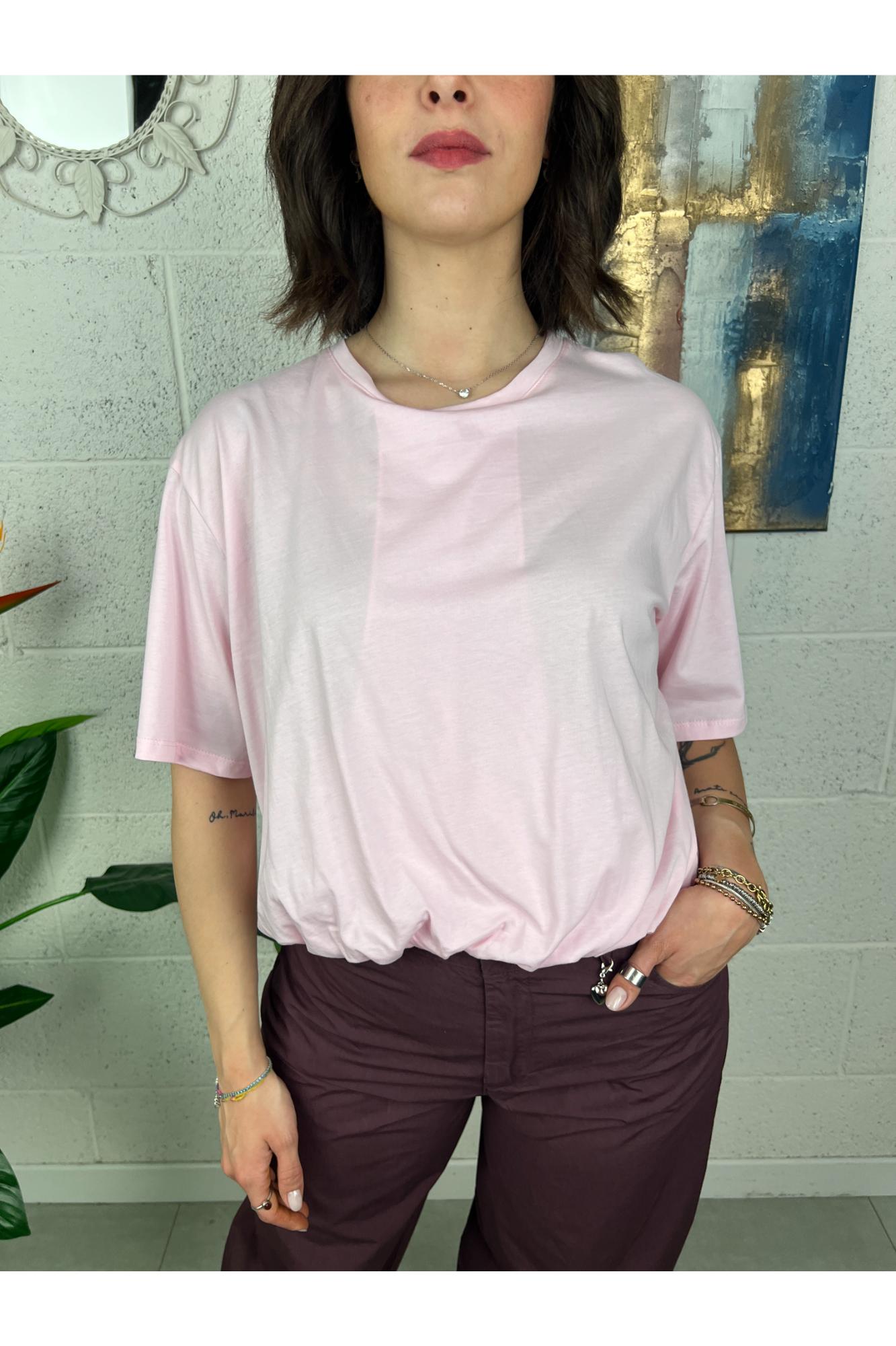 METOO Maglia arricciata Metoo Rosa
