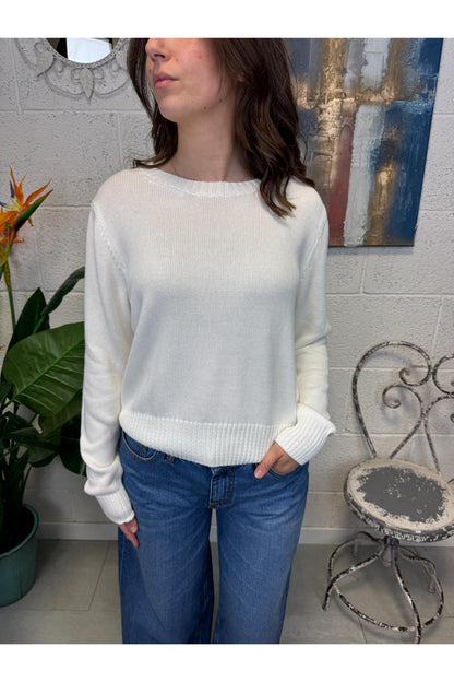 METOO maglione base Metoo Bianco