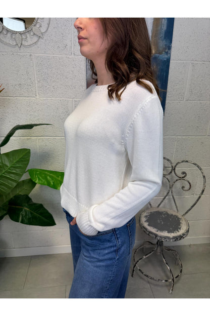 METOO maglione base Metoo Bianco