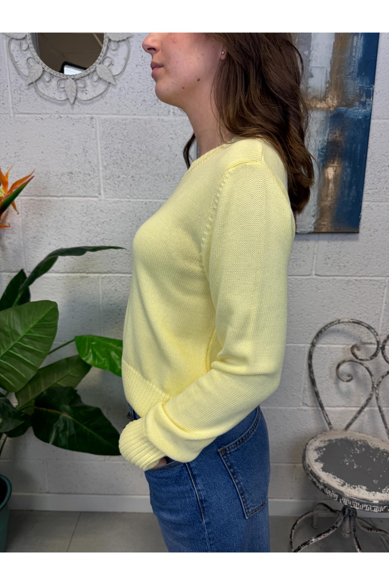 METOO maglione base Metoo Giallo