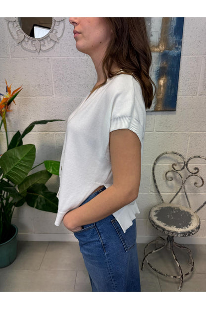 METOO Gilet con spacchetti Metoo Burro