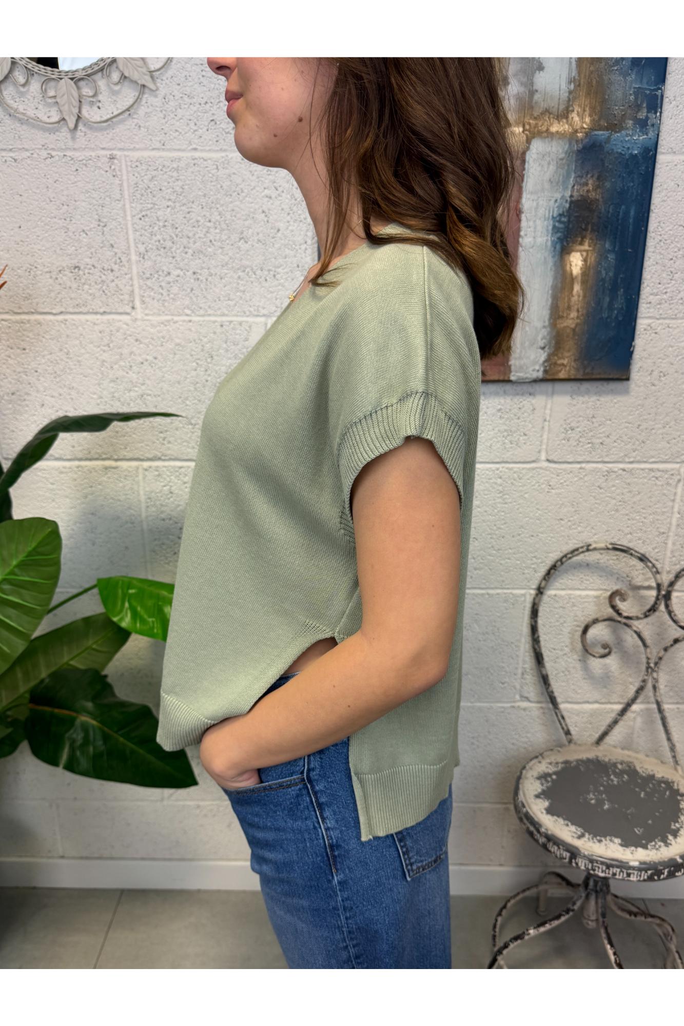 METOO Gilet con spacchetti Metoo Verde