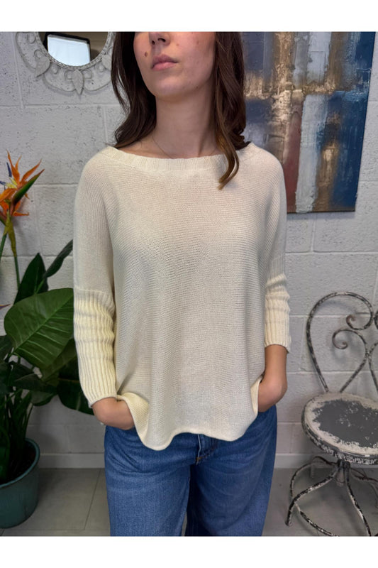 METOO Maglia con polsino Giallo