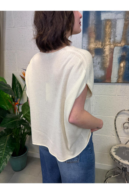 METOO Gilet over Metoo Giallo