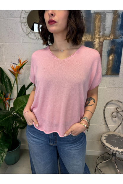 METOO Gilet over Metoo Rosa