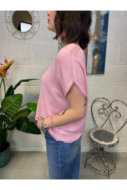 METOO Gilet over Metoo Rosa