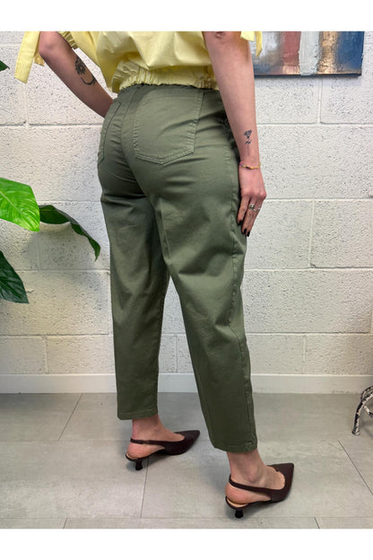 METOO Pantalone baloon di cotone Metoo Verde