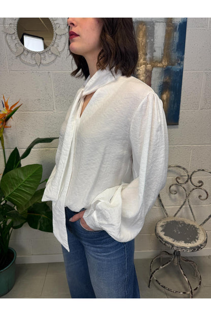 METOO Camicia con fiocco Metoo Bianco