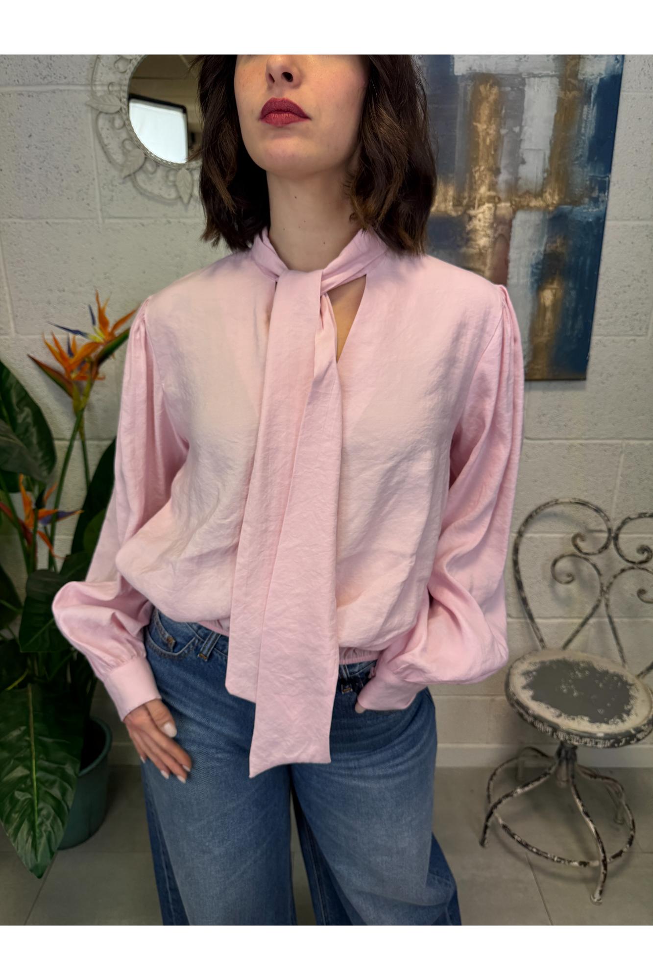 METOO Camicia con fiocco Metoo Rosa