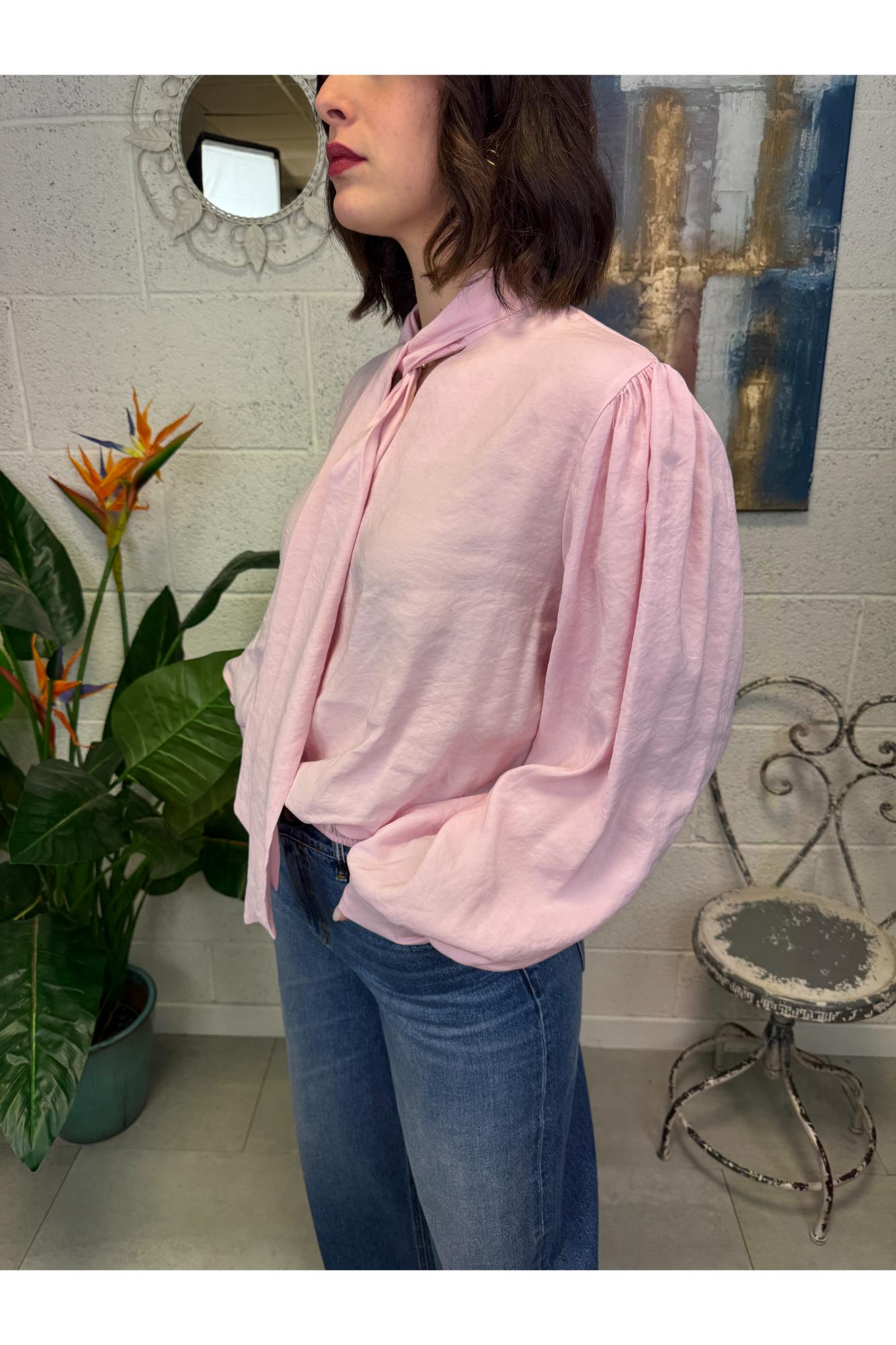 METOO Camicia con fiocco Metoo Rosa