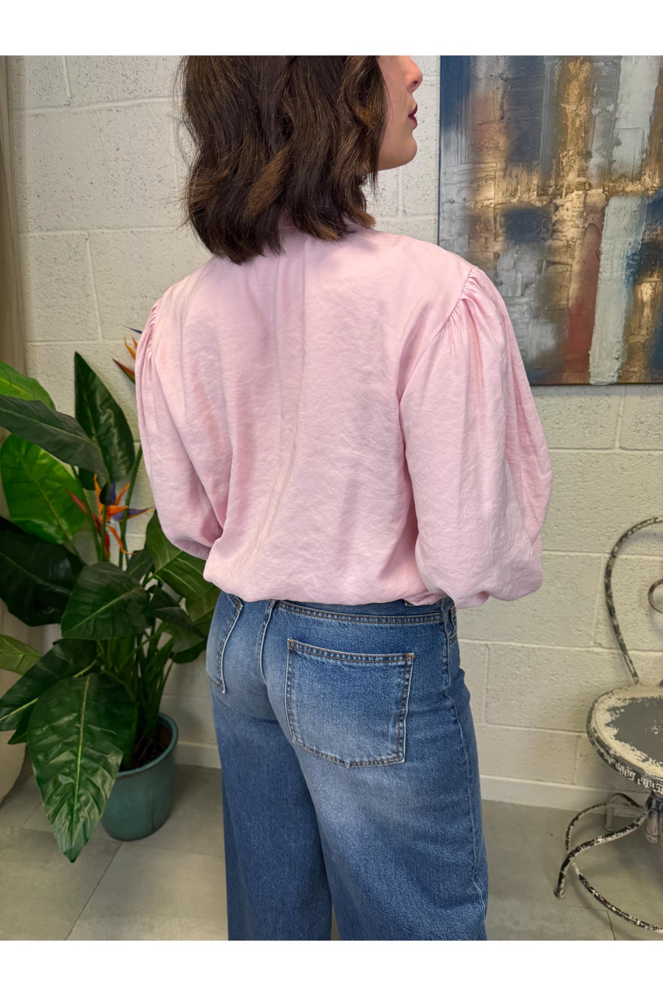 METOO Camicia con fiocco Metoo Rosa