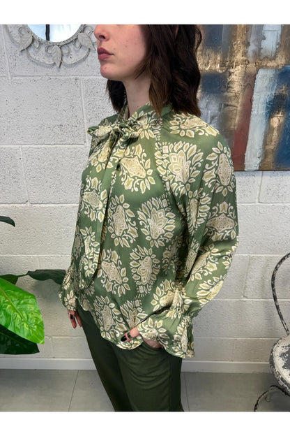 METOO Camicia fantasia Metoo Verde