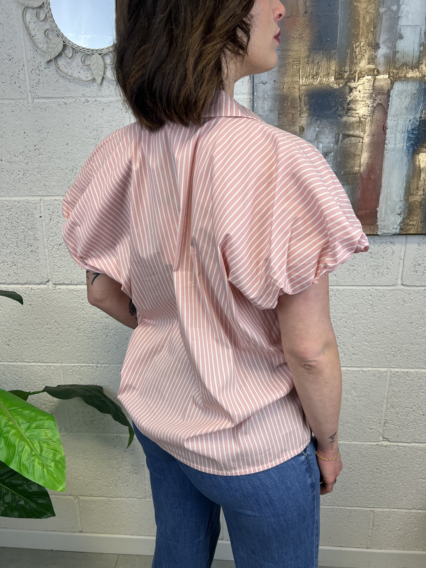 METOO Camicia ricamata Metoo Blu