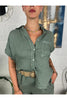 camicia di lino metoo 5027 29110879