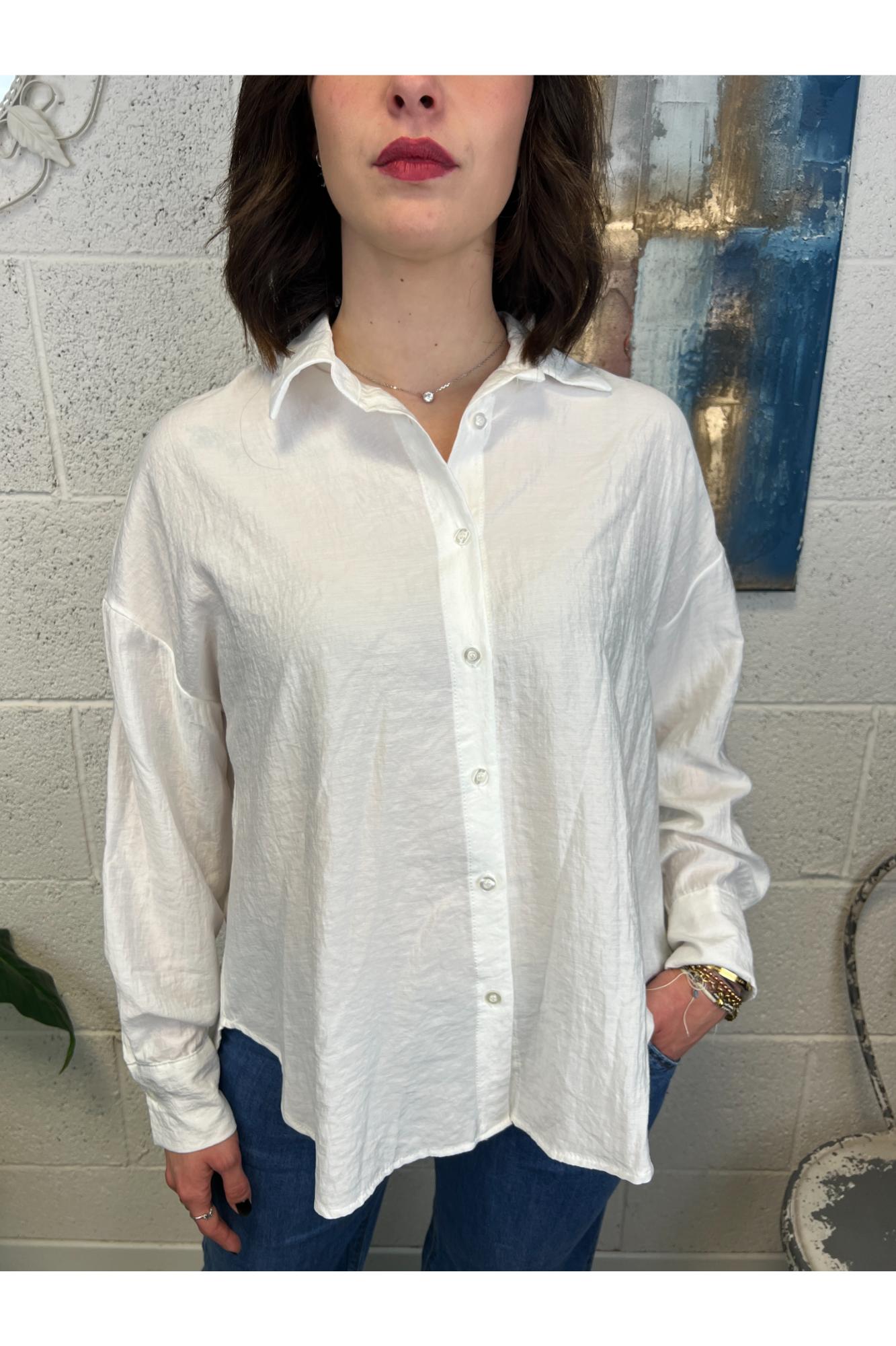 METOO camicia goffrata Metoo Bianco