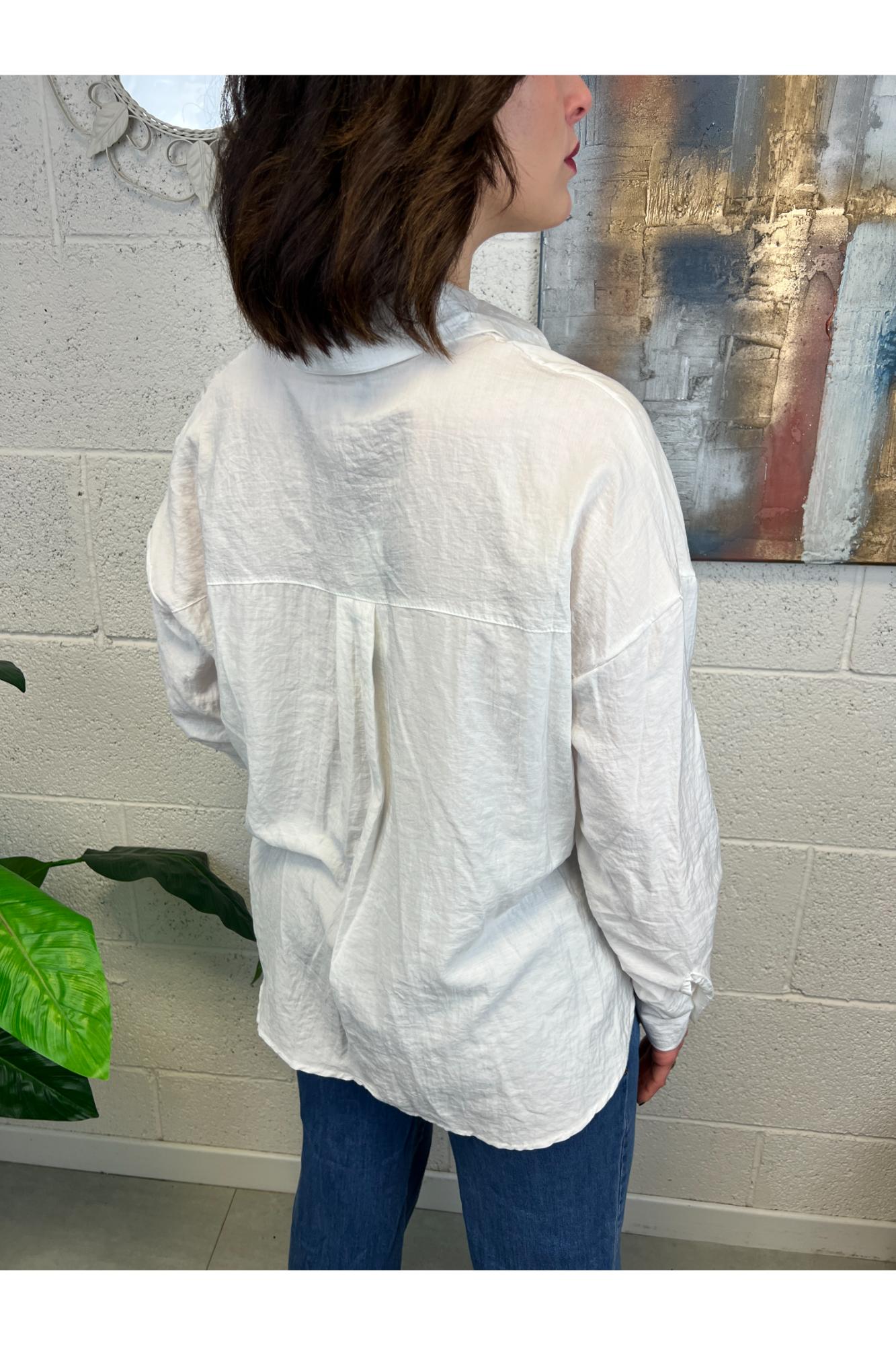 METOO camicia goffrata Metoo Bianco