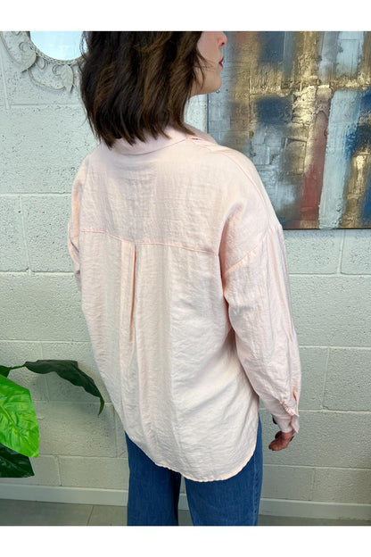 METOO camicia goffrata Metoo Rosa