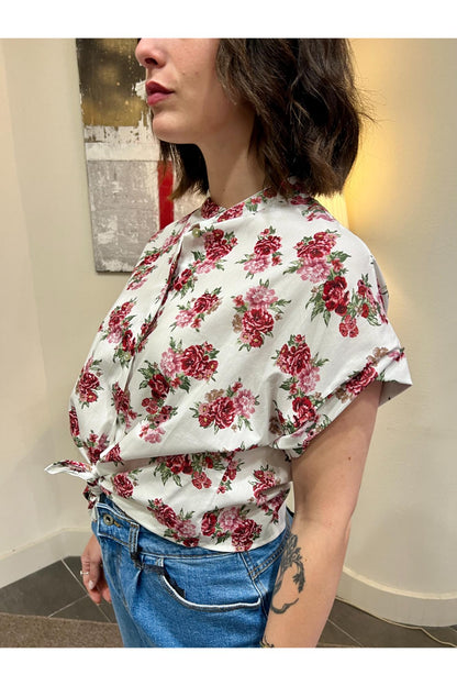 METOO Camicia fiorata Metoo Bianco