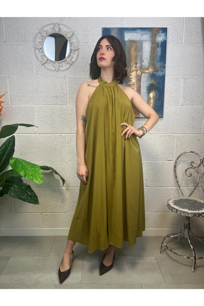 METOO Abito scollo schiena Metoo Verde