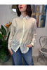 camicia ricamata metoo 5503 41292753