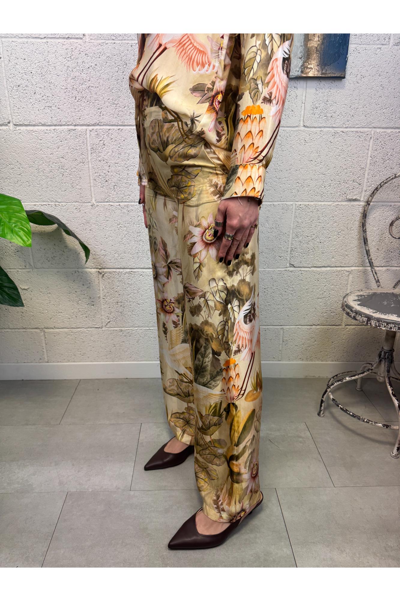METOO Pantalone fantasia Metoo Giallo