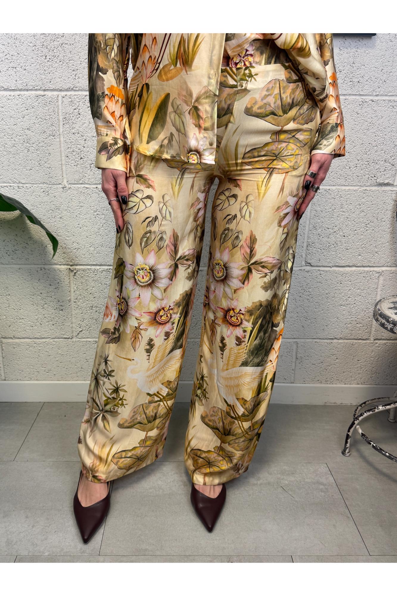 METOO Pantalone fantasia Metoo Giallo