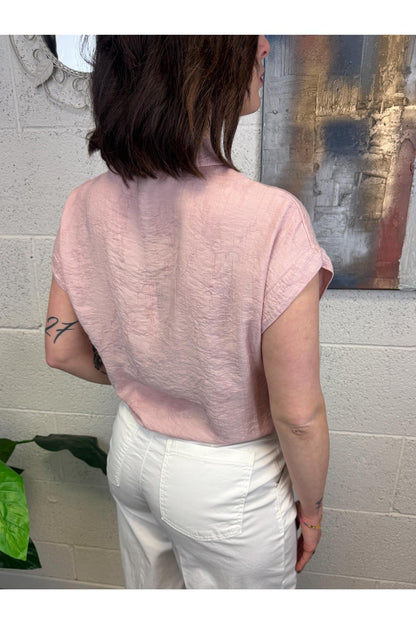 METOO Camicia goffrata Metoo Rosa