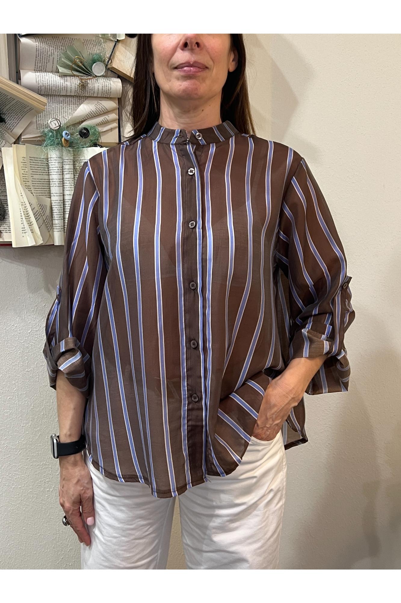 METOO Camicia rigata Metoo Moro