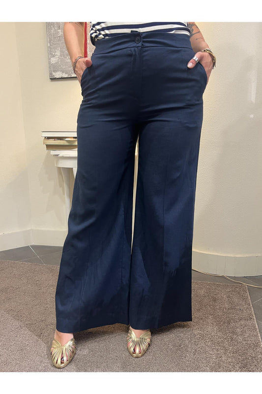 METOO Pantalone palazzo Metoo Blu