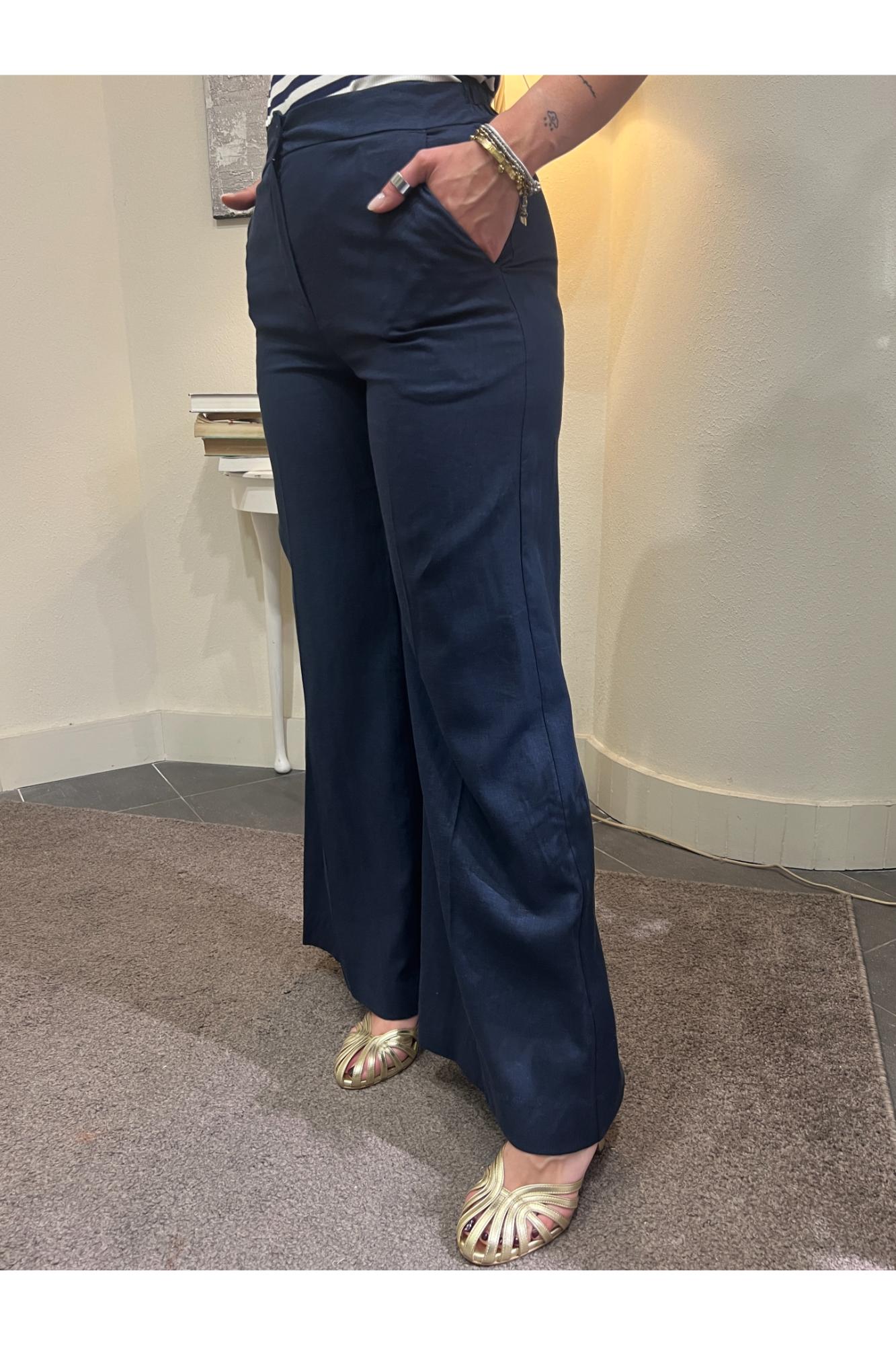 METOO Pantalone palazzo Metoo Blu