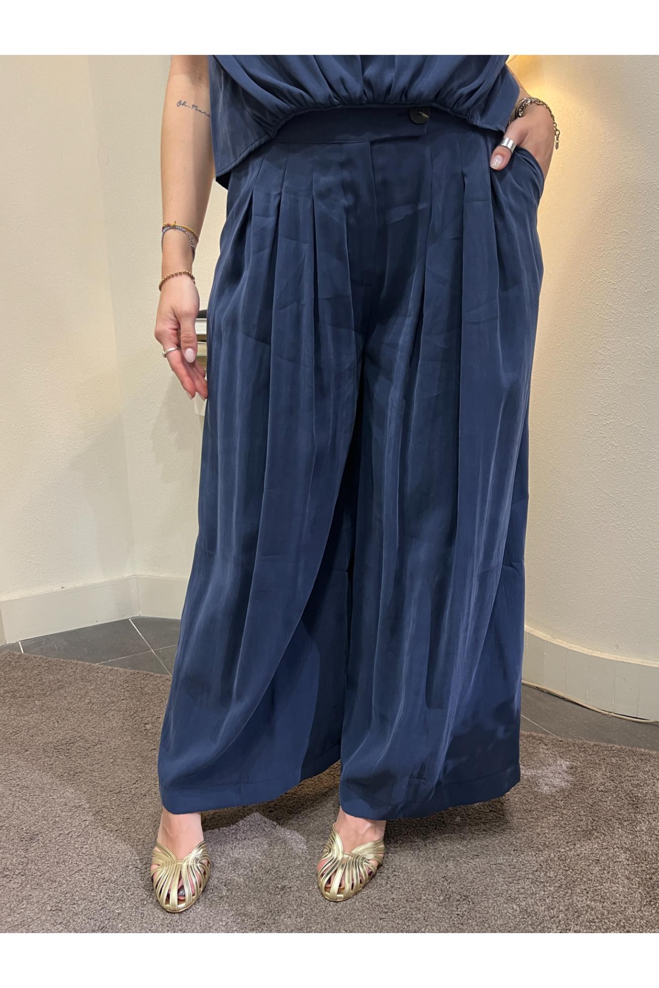 METOO Pantalone ampio Metoo Blu