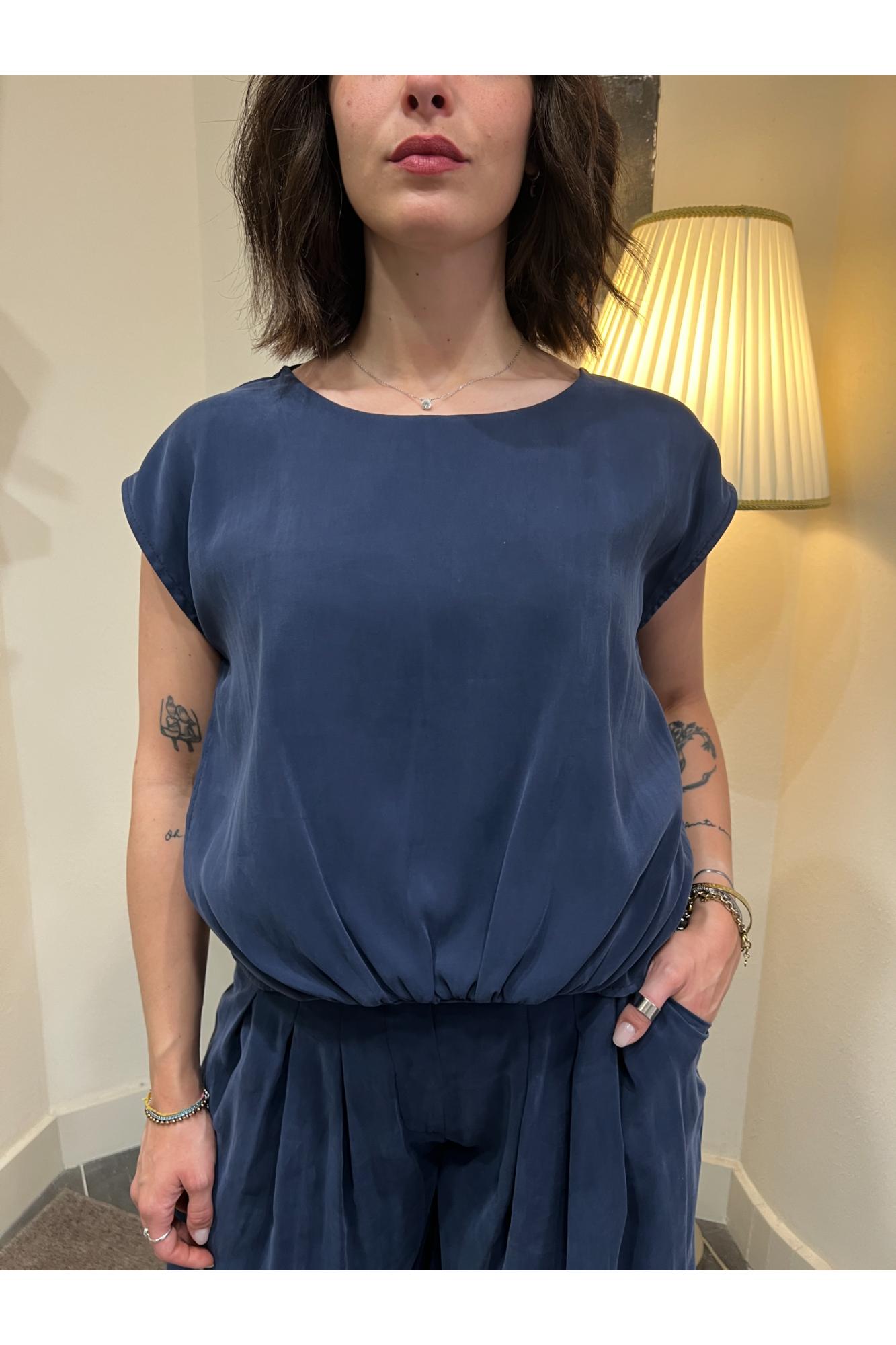 METOO Blusa con taglio dritto Metoo Blu